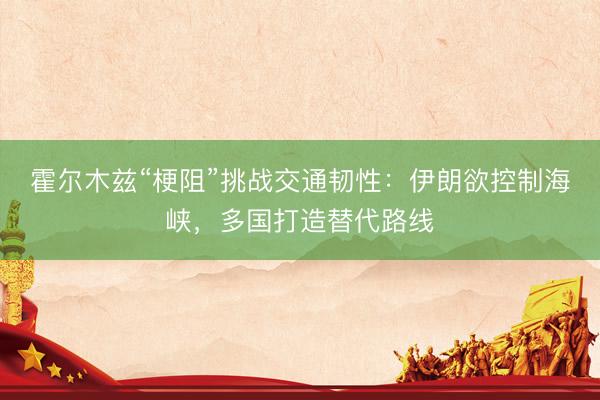 霍尔木兹“梗阻”挑战交通韧性：伊朗欲控制海峡，多国打造替代路线