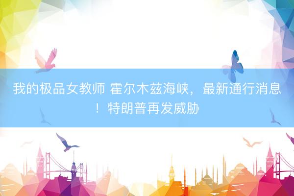 我的极品女教师 霍尔木兹海峡，最新通行消息！特朗普再发威胁