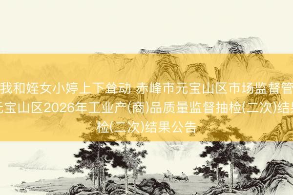 我和姪女小婷上下耸动 赤峰市元宝山区市场监督管理局元宝山区2026年工业产(商)品质量监督抽检(二次)结果公告