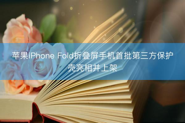 苹果iPhone Fold折叠屏手机首批第三方保护壳亮相并上架